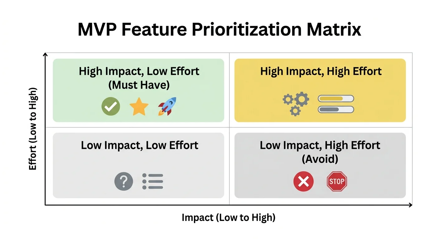 Feature prioritization method for MVP development