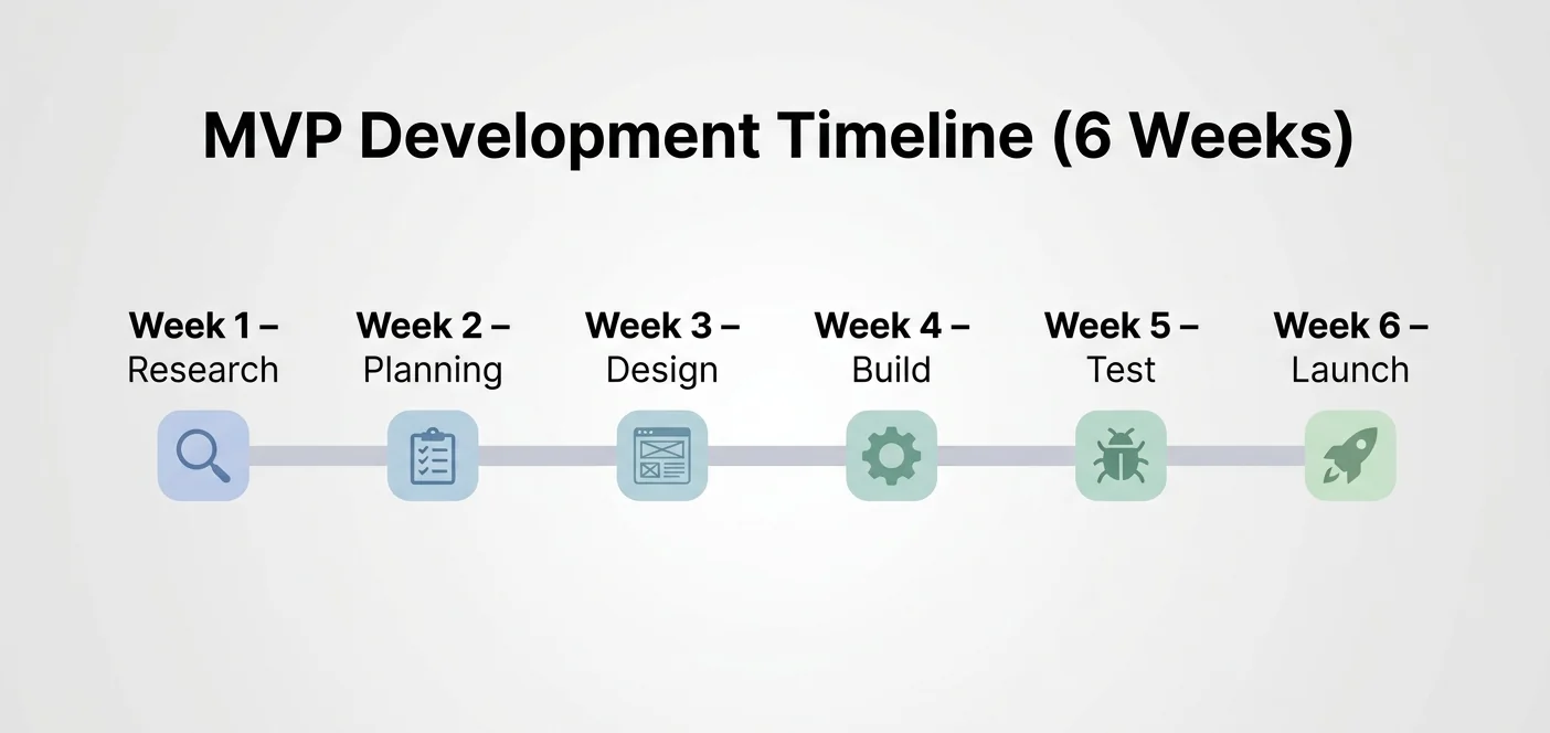 Practical weekly MVP execution plan for startup founders
