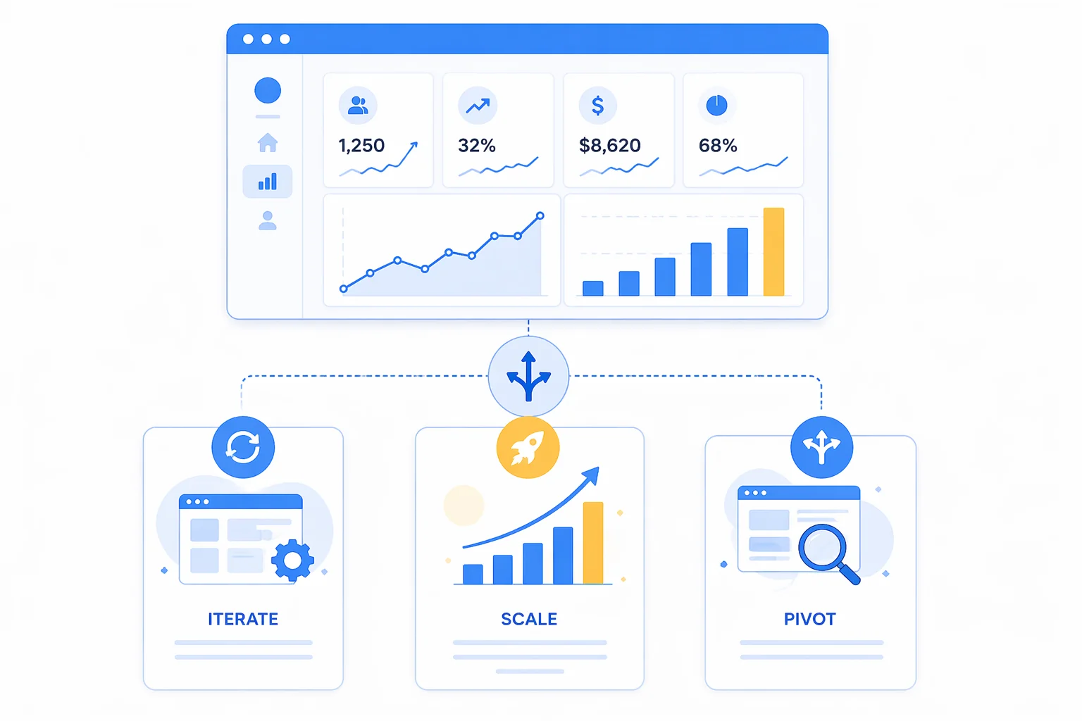 What to do after MVP: iterate, scale or pivot